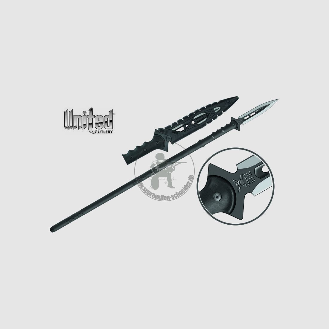 Survival Speer M48 Talon Unitedv Cutlery Stahl 2Cr13 KlingenlĂ¤nge 20,3 cm GesamtlĂ¤nge 112 cm (P18)