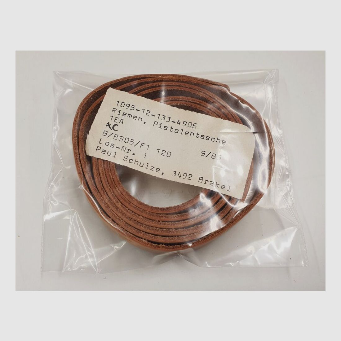 1095-12-133-4906 Straps, pistol bag shoulder holster P21 WALTHER PPK Federal Air Force BW 130cm