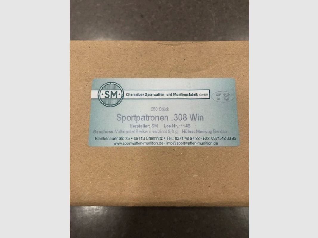 SURPLUS CARTRIDGES C 308 WIN GR 150, image 1 of 2