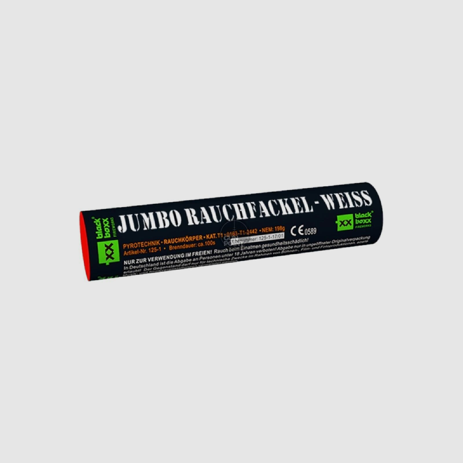 Blackboxx Jumbo Rauchfackel 100 Sek. - Wei