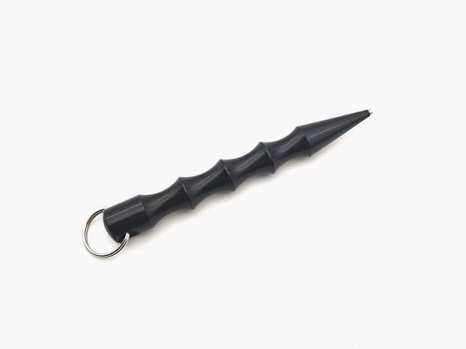 Kubotan with glass breaker, black