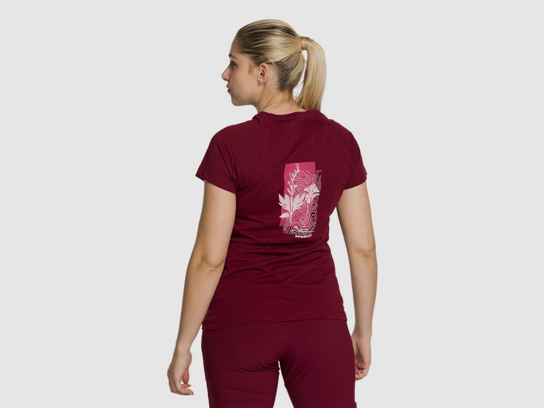 Trangoworld T-SHIRT WAKOOL BURDEOS, immagine 3 di 6