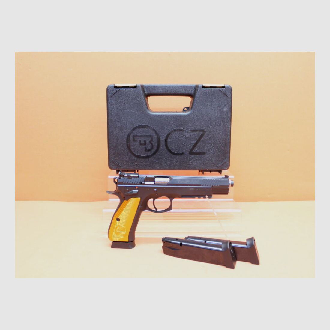 CZUB Frankonia Ha.Pistol 9mmLuger Frankonia CZ75 Taipan ORANGE Pro Tuning 6"/152mm Barrel/Sport Sight