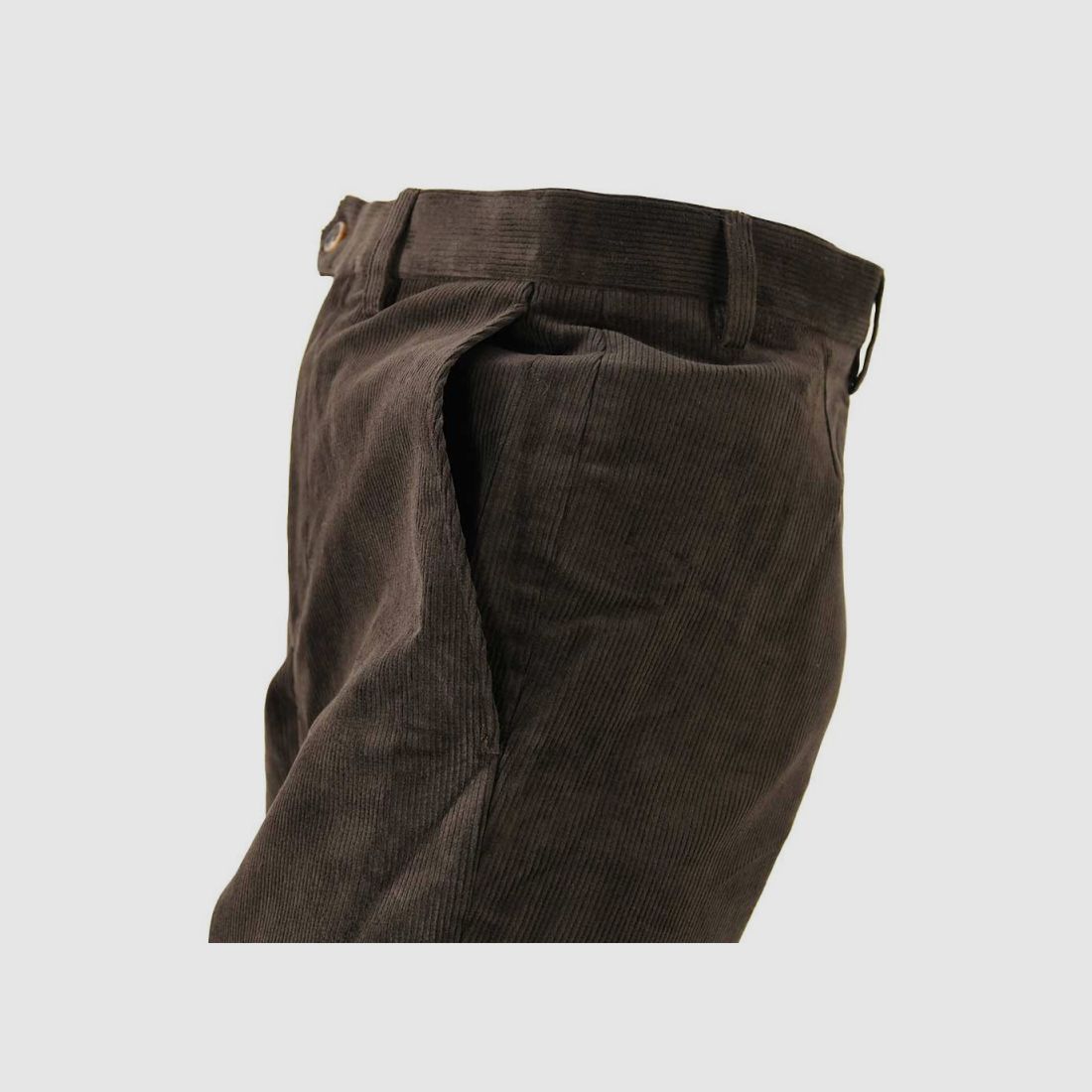Pantalones de caza de pana negra elástica, imagen 7 de 11