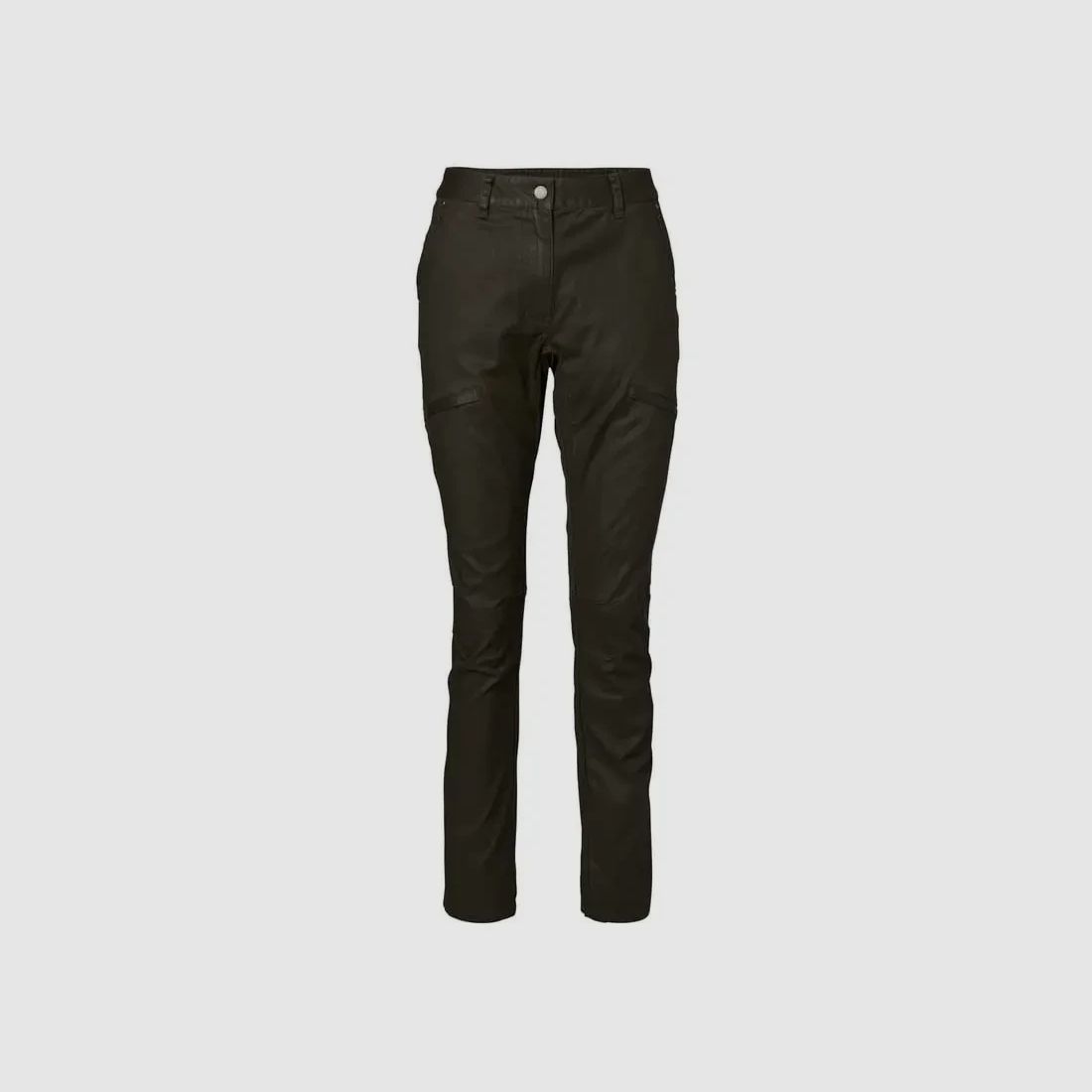 Chevalier Vintage Original Pantaloni Donna Pelle Marrone 36W