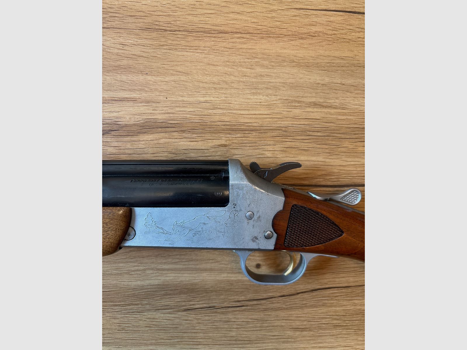 Bockbüchsflinte  22WinMag 20/76 Handgespannt