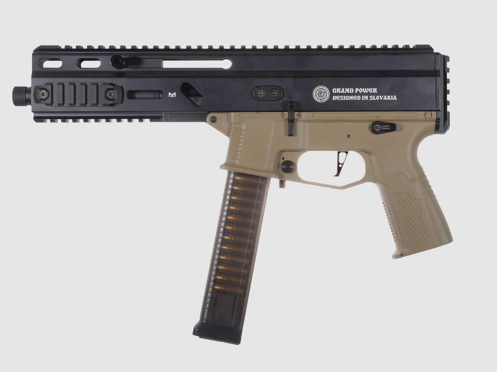 SP10A3 Stribog Alpha in Tan - max 0.5 Joule – Airsoft mit ETU | Delta Armory