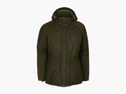 Pinewood Pinewood Parka Nydala Isolation vert mousse suède marron - L Hommes