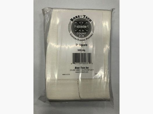 BORE TECH PAÑOS 2 PULGADAS 500 UDS