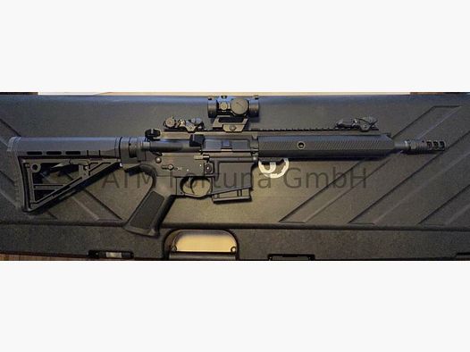 Schmeisser 2023 Schmeisser AR 15 S4F Sport barrel length 10.5" inches, caliber .223 Rem, + Falke S Reddot!