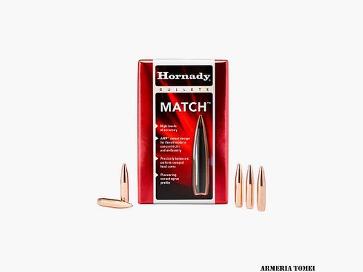 HORNADY – GESCHOSSE – 30 Kal. .308 178GR BTHP MATCH™ (Verpackung 100 Stk.) -30715