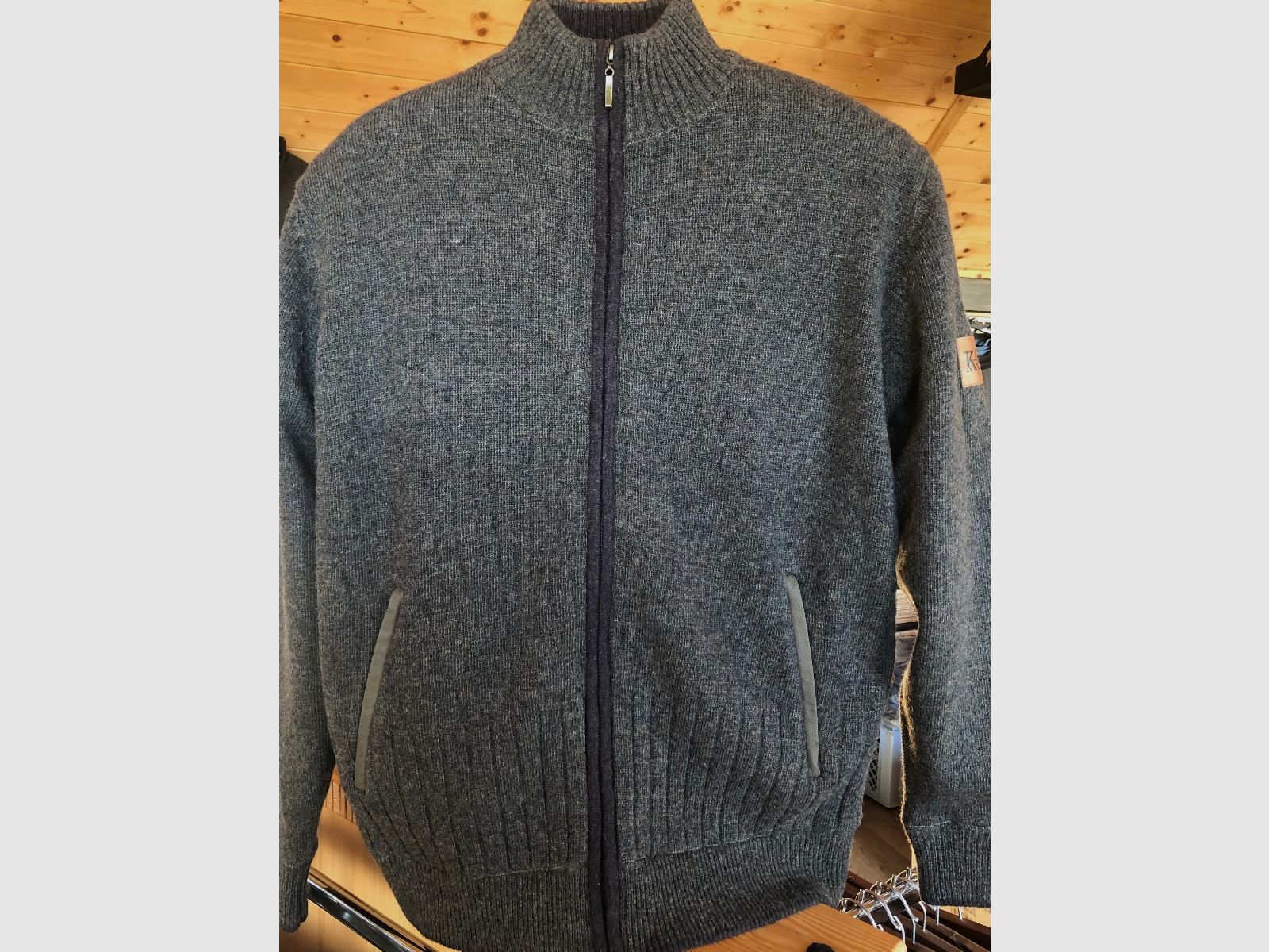 Sweter KOS Muflon Cardigan - ocieplany polarem od wewnątrz, zdjęcie 3 z 3