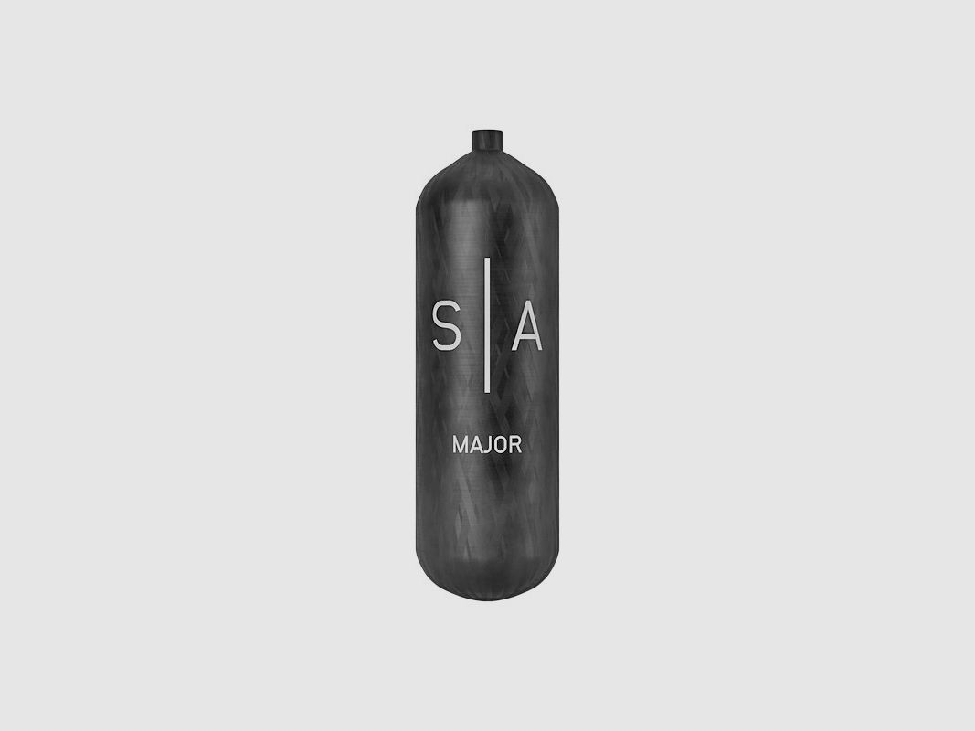 Kohlenflasche 6,8L Major Scandinavian Arms, Bild 2 von 3
