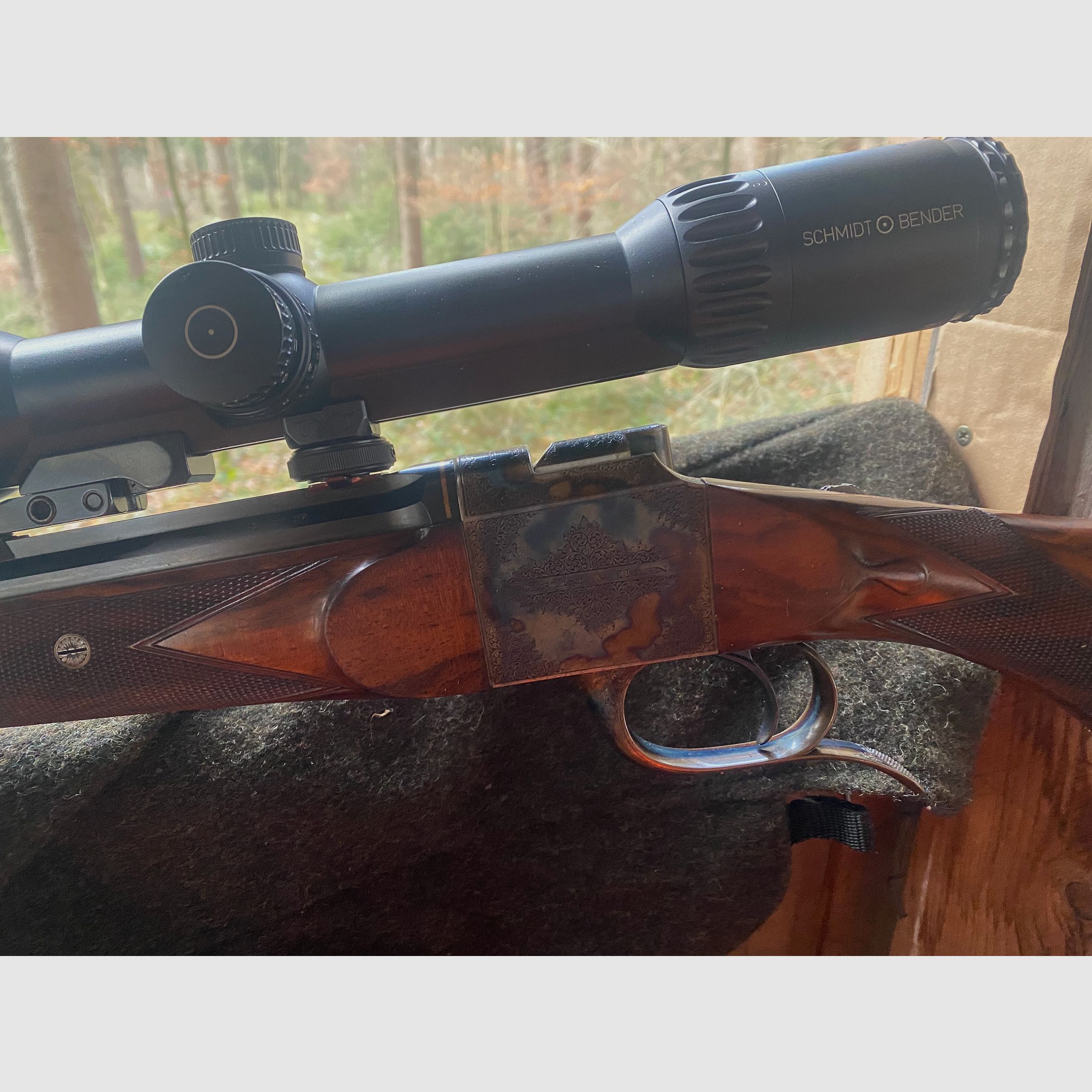 Hagn Blockbüchse Ralf Martini Canada Güllert Grabado Bunthärtung