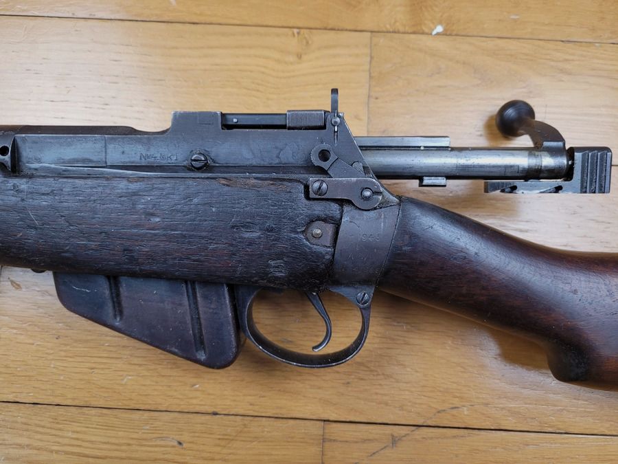 Gutes Gewehr Lee-Enfield N°4 MKI – 303 British – 10 Schuss – Fazakerley – Monomatrikularwaffe mit Verschlussmagazin – 1943 – TBE, Bild 9 von 20