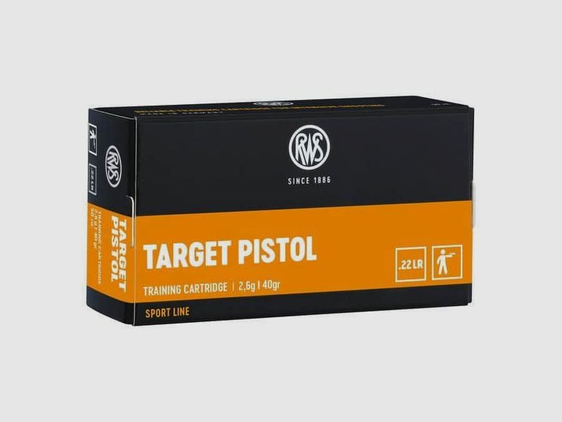 RWS Target Pistol .22 LR 2,6 g / 40 gr (1000 pz.)