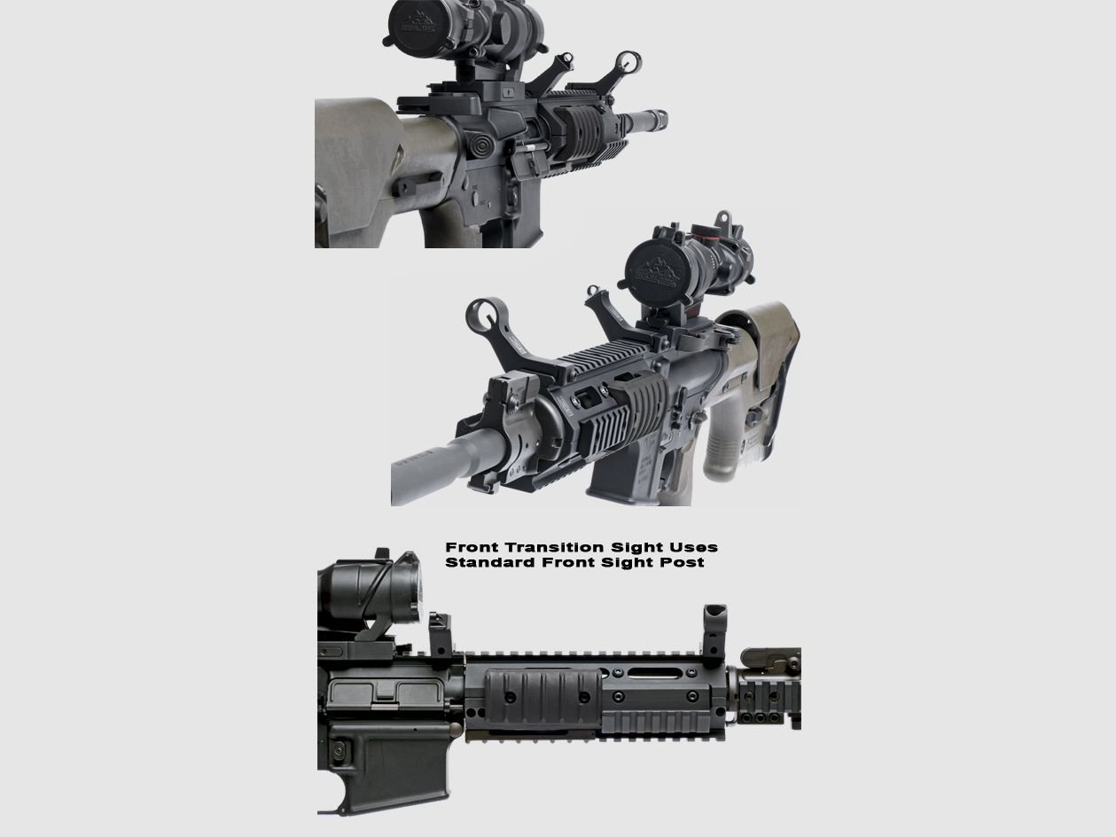 GG&G AR15 Transition 45 degree Iron Sights, Bild 2 von 2