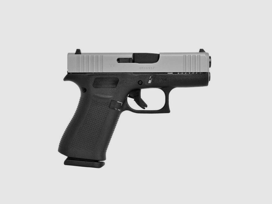 Glock 43X silver slide
