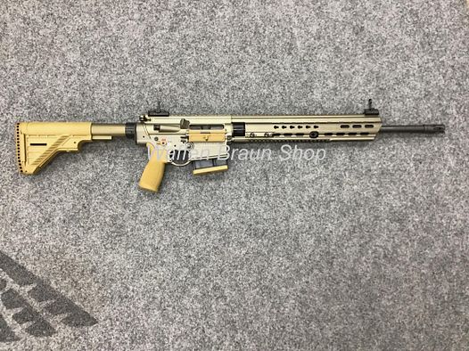 HK SLB Mod. MR 308 A3-Version, cal. .308, 20" Hkey sandfarben (RAL8000)