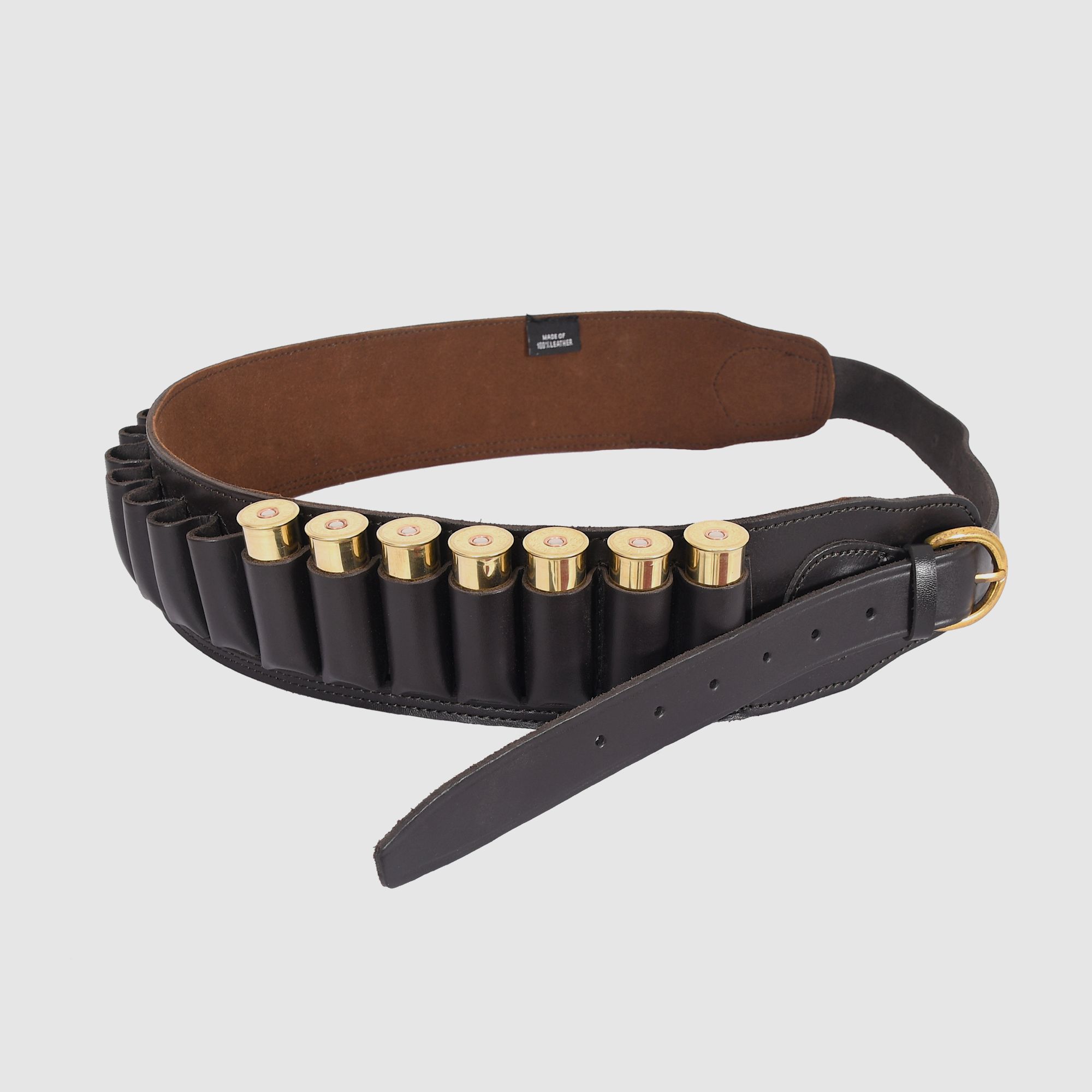 5etta Patrongürtel aus Leder Kaliber 12