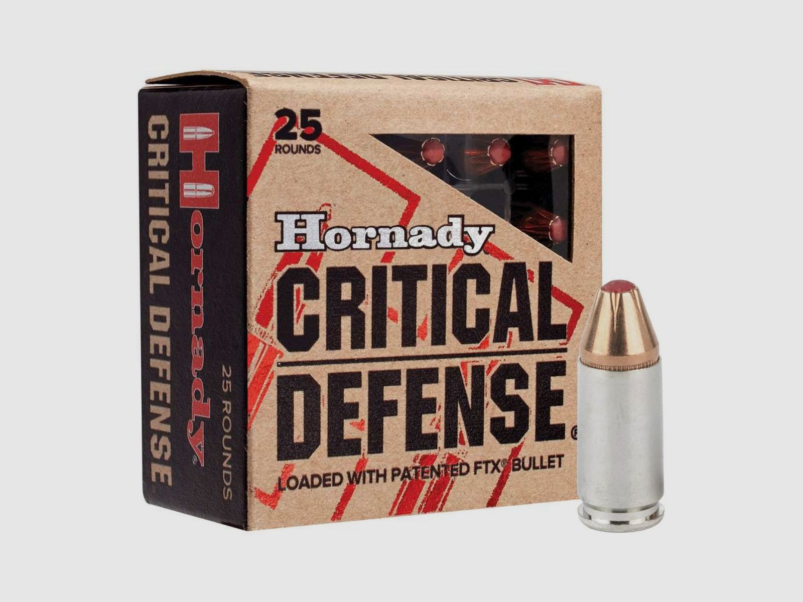9x19 Hornady FTX Critical Defense 115gr/7,45g (90250), zdjęcie 1 z 3
