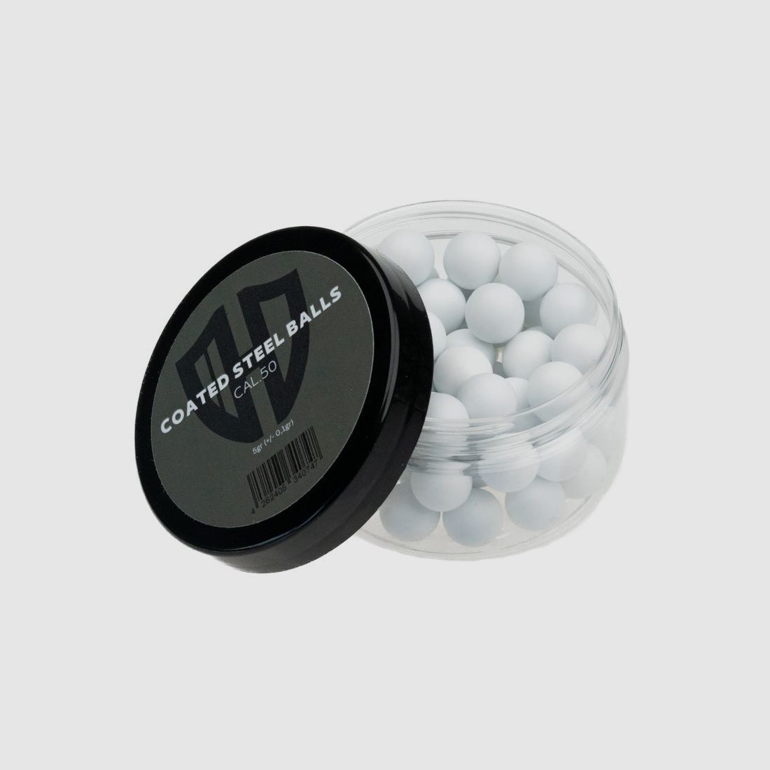 50 x COATED STEEL BALLs | 5g | EXTREMELY HARD | HDR50 | HDP50 | ALFA 1.50 | AEA Challenger | Cal.50
