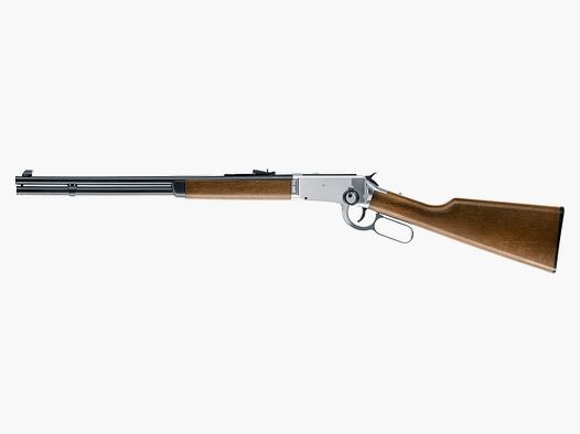 CO2 Unterhebel Repetier Gewehr Umarex Legends Cowboy Rifle, Lever Action, chrome, Kaliber 4,5 mm BB (P18)