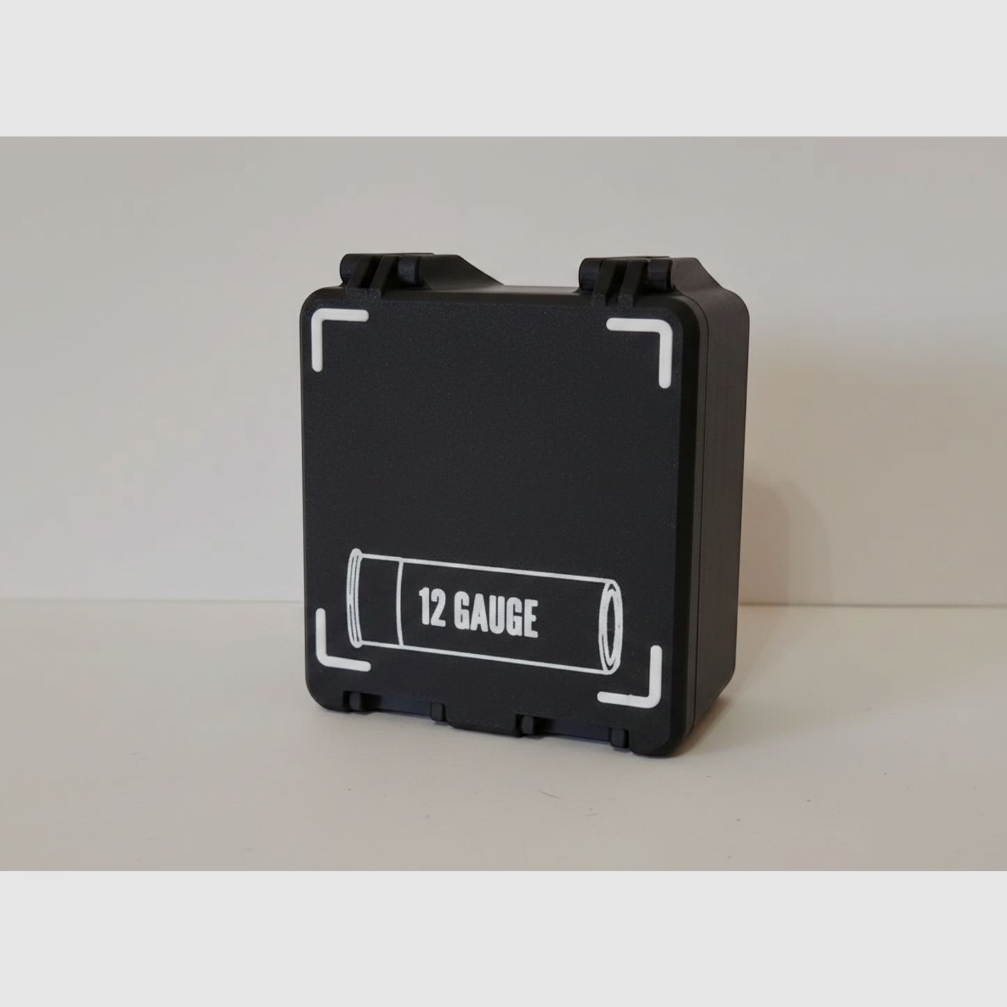 Filamelt Munitionsbox / 12 Gauge (.12/76 & .12/89) / 'Klapp- / Rastdeckel' / Patronenbox, Ammo Box