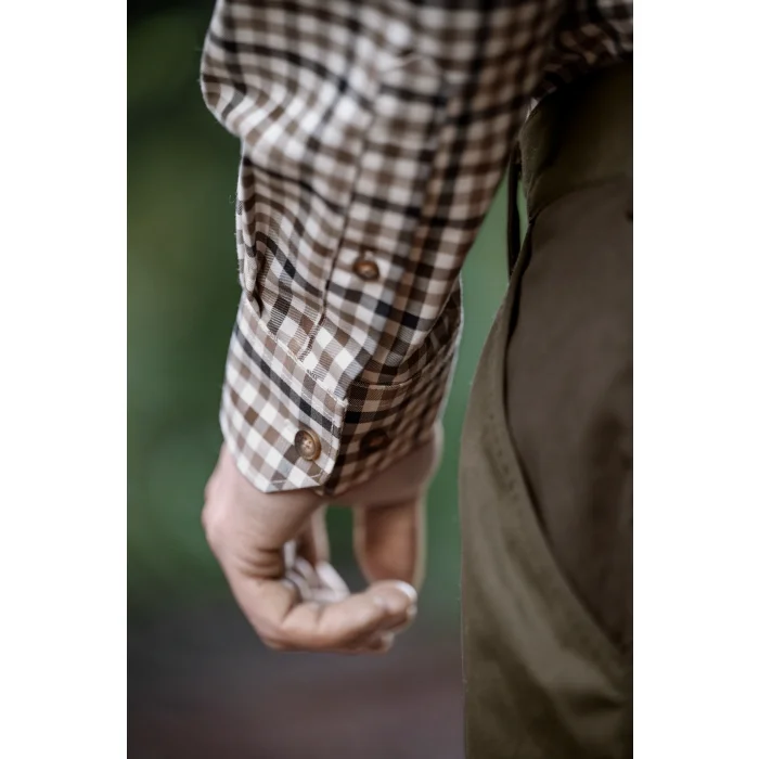 Koszula HARKILA Milford Blue/Beige check (102530192), zdjęcie 5 z 6