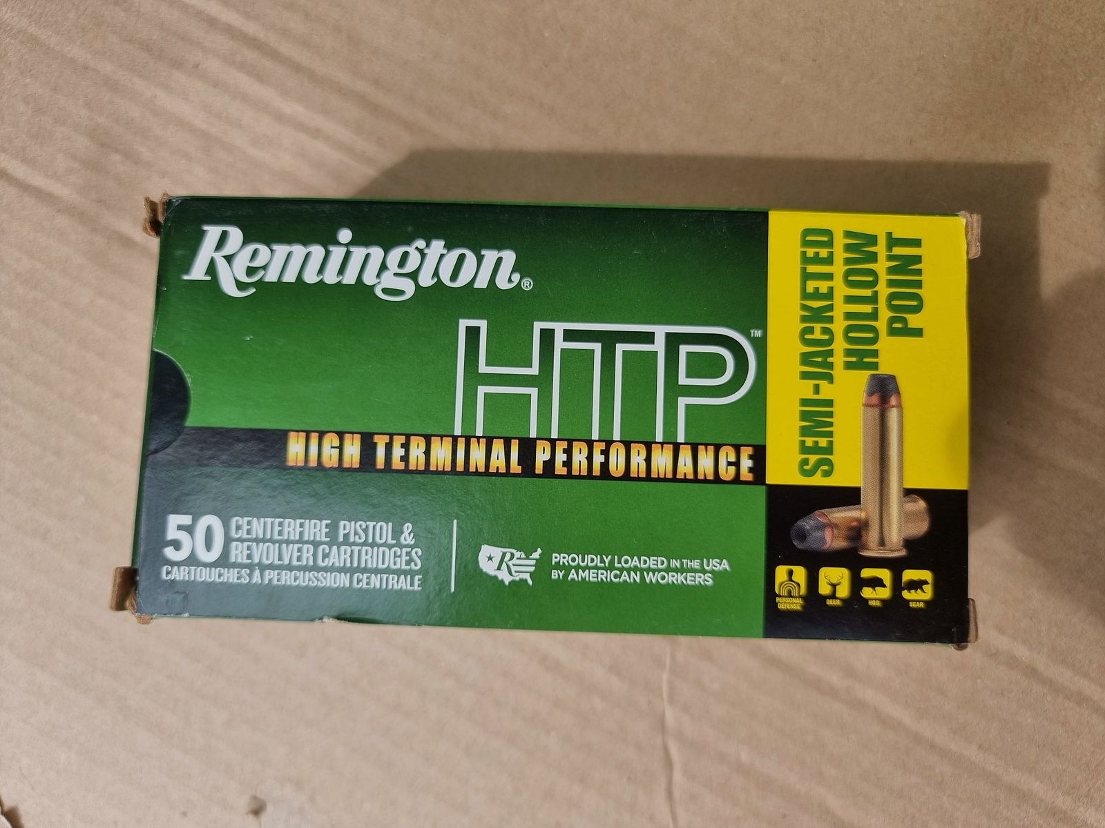 Munition .44 Magnum Remington HTP (High Termal Performance) - 240gr SJHP / TMHS - 836 Schuss