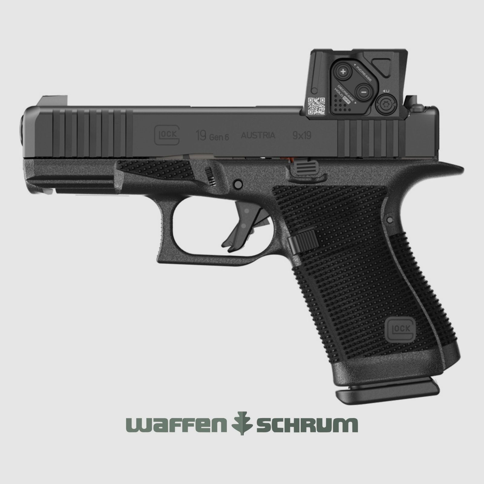 Glock G19 GEN.6 A-CUT AIMPOINT COA 9mmLuger 15 Schuss - 1 Reservemagazin
