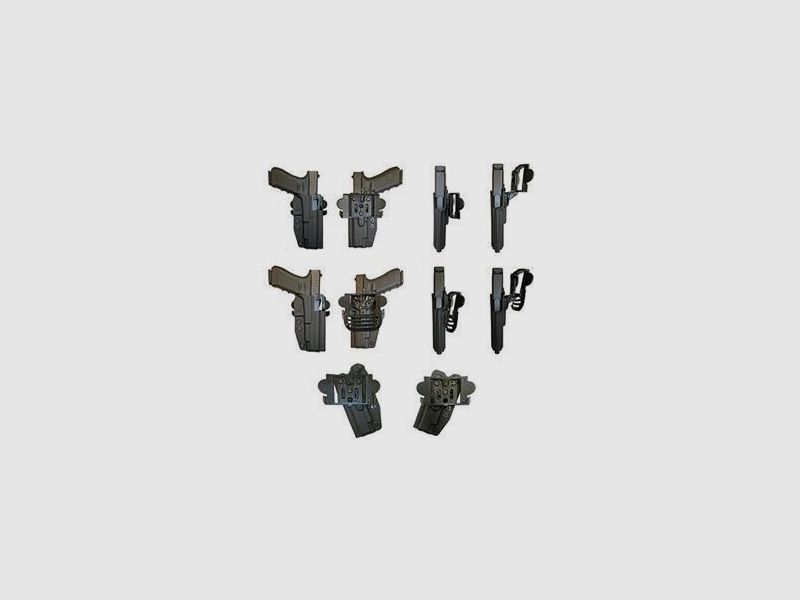 Comp-Tac Holster (Polymer) f. GLOCK 19/23/32 (Gen.1-4) Paddle-Holster