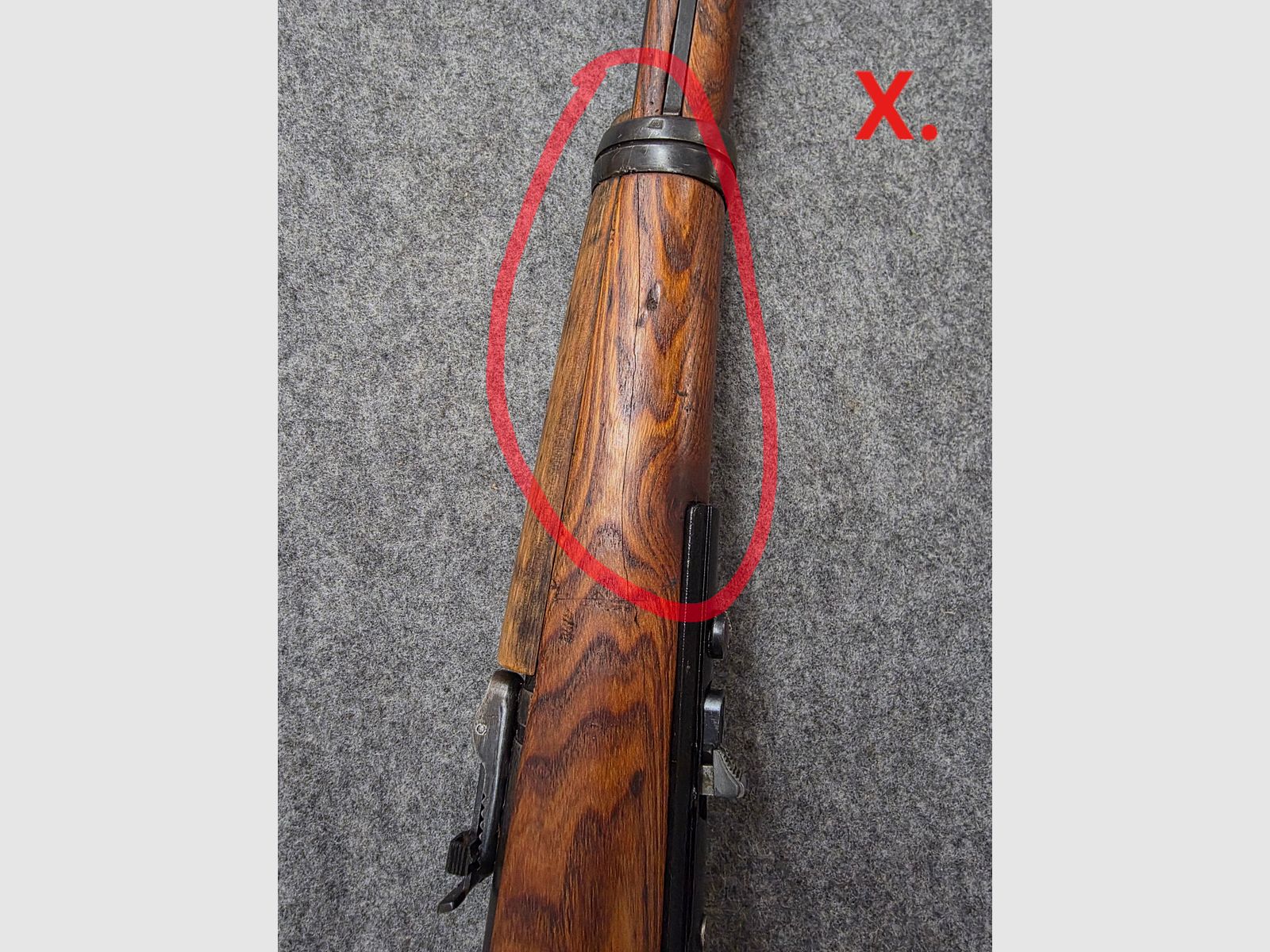 K98 Karabiner Umbau Schießbuden Luftgewehr Repetierer Kal. 4.4mm Haenel Mod. 310