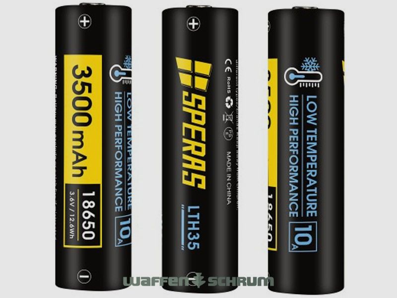 Speras Akku 3500 mAh Low Temperature 18650