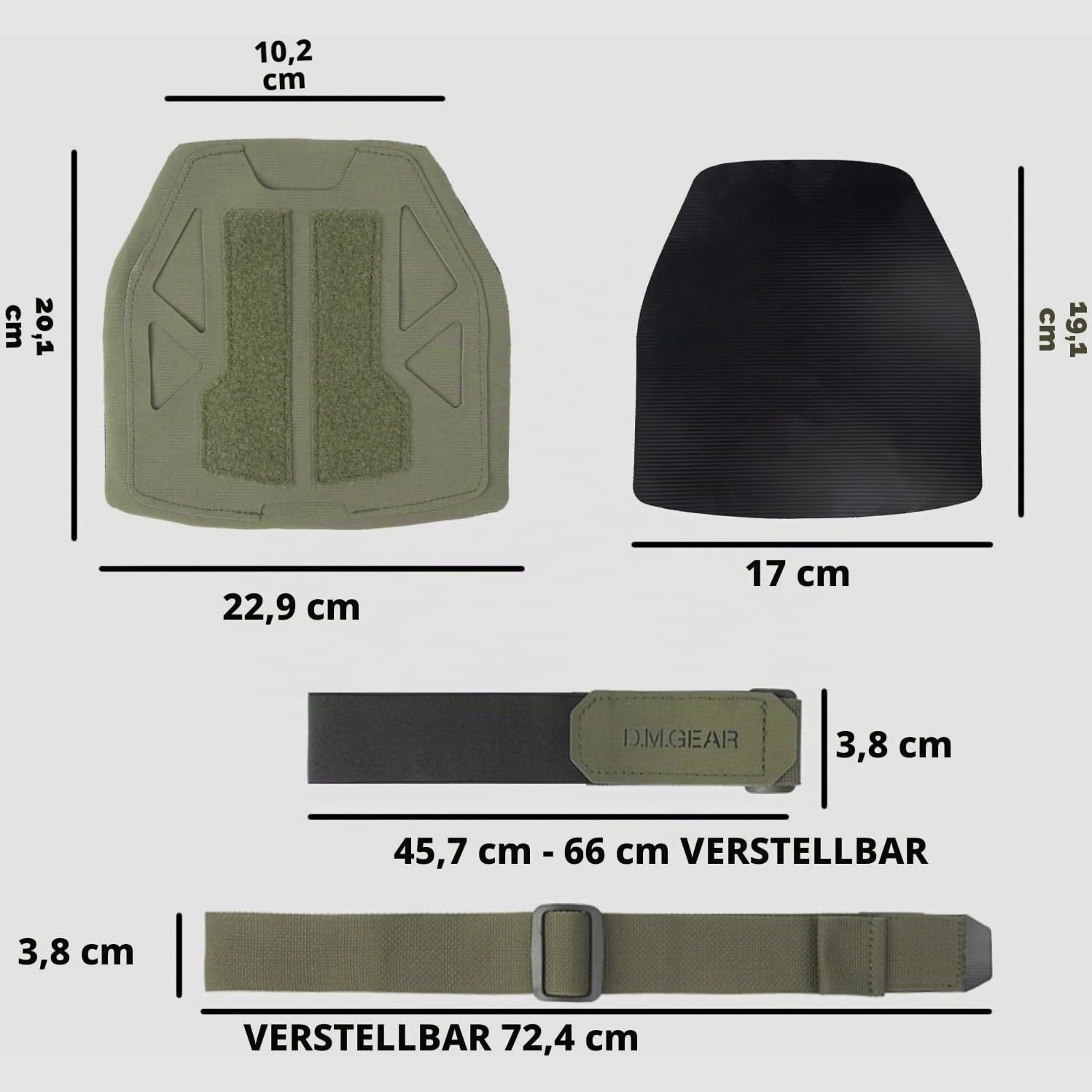 Tactical shoulder pads, shoulder protector, tactical vest accessories, zdjęcie 2 z 3