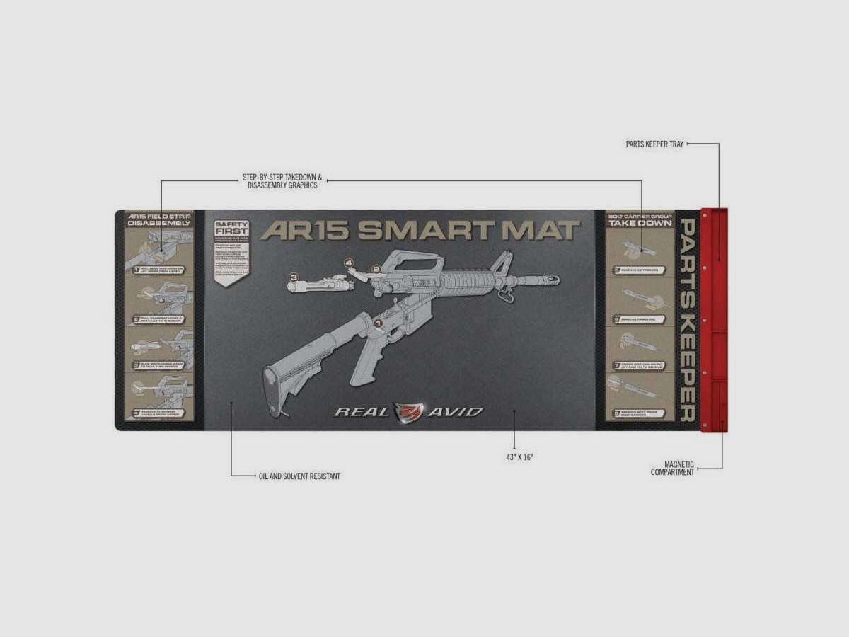 Real Avid tapete de desmontaje AR15 - tapete de desmontaje AR15, imagen 2 de 5