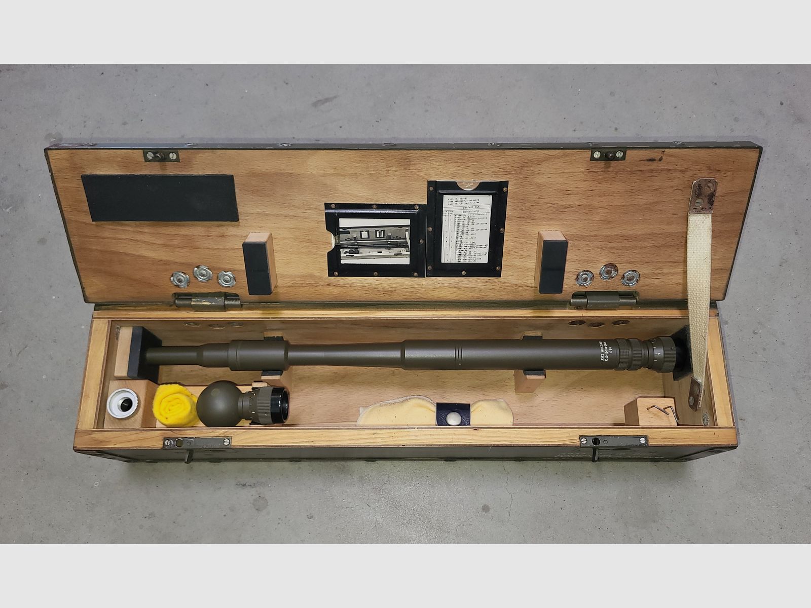 BW aiming line testing device 7.62mm / 12.7mm / adjustment device for rifled weapons