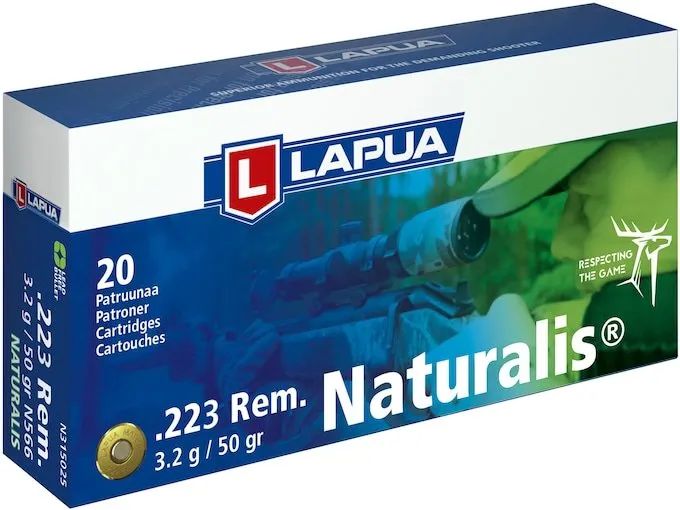 Lapua .223 Rem Naturalis 3.2 gram - 50gr, billede 1 af 2