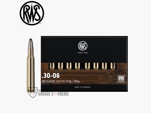 20 RWS patronen kal. 30-06 200gr UNI Classic