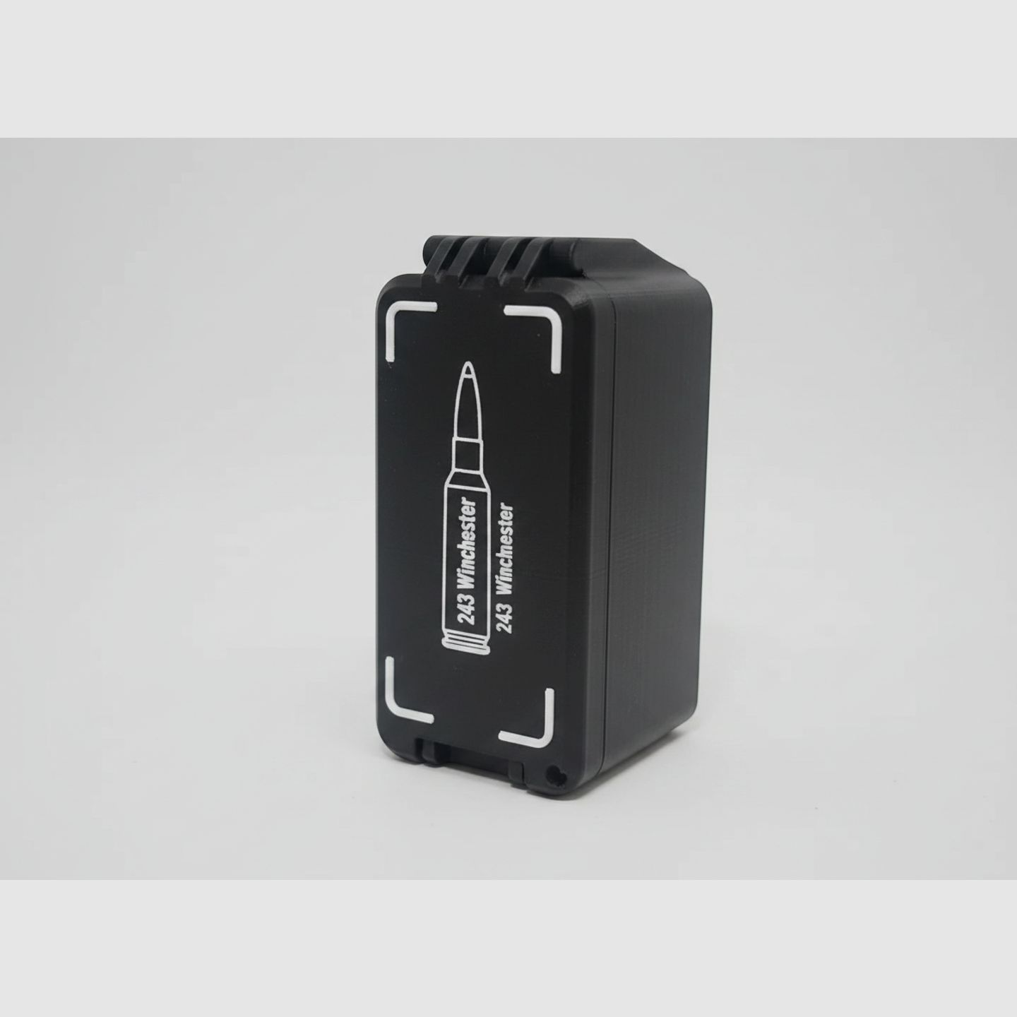 Filamelt Munitionsbox / 243 Winchester / 'Klapp- / Rastdeckel' / Patronenbox, Ammo Box