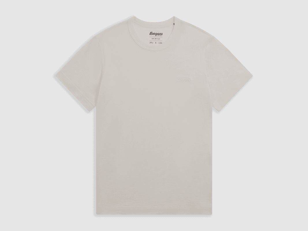 Bergans Logo Merino Tee Women Vanilla White L