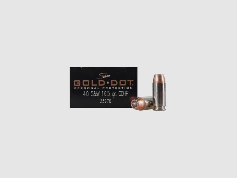 Speer Gold Dot Personal Protection .40 S&W 180GR GDHP 20 cartridges