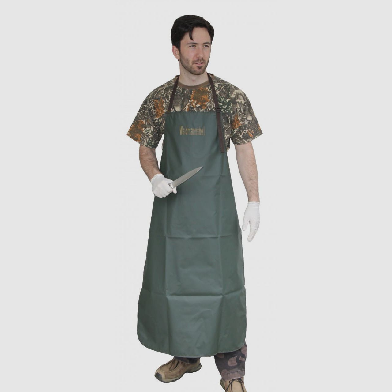 Zero effect apron green