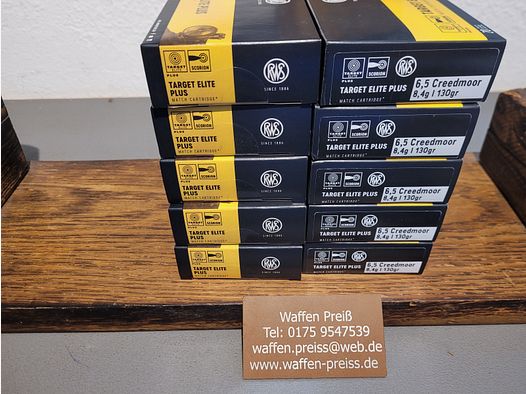 RWS 6,5 Creedmore Target ELITE PLUS 200 Schuß