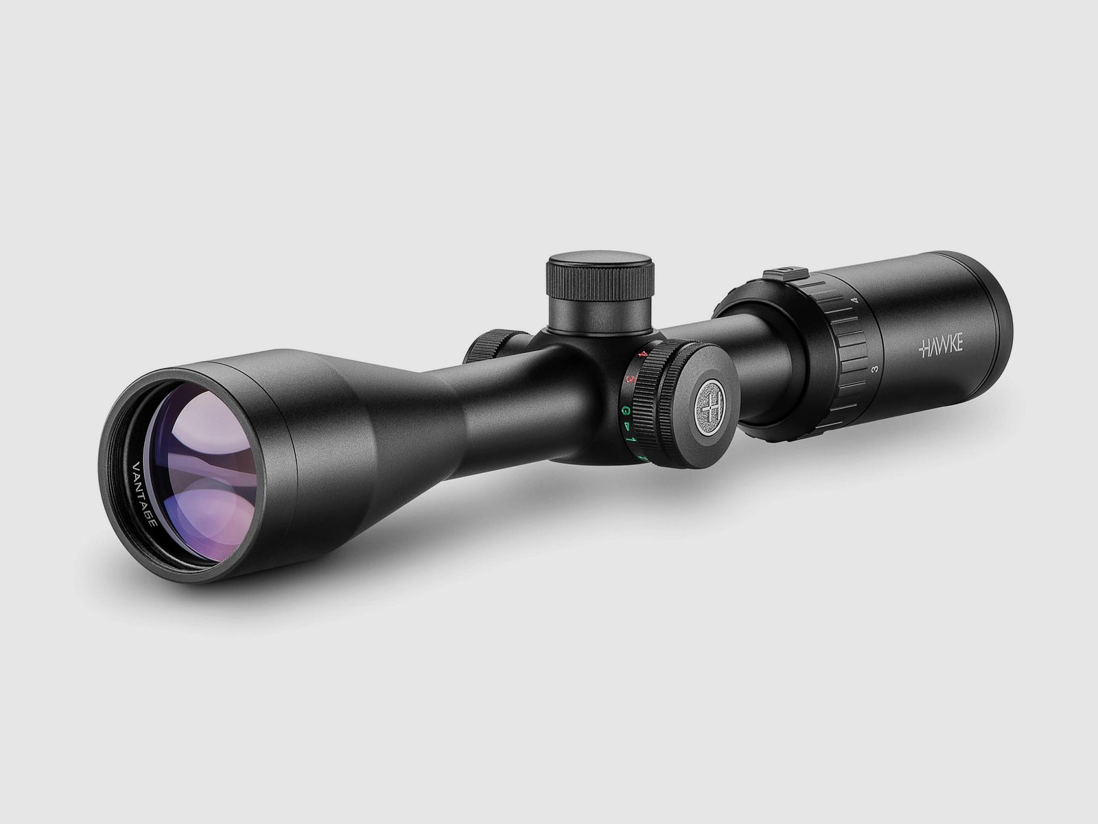 HAWKE 14241-1 Set Zielfernrohr VANTAGE IR 4-12x40 AO RIMFIRE .17 HMR 22113 Ringmontage 25,4mm Mittel