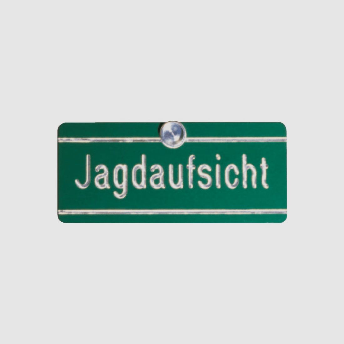 Schild "Jachttoezicht", Aluminium