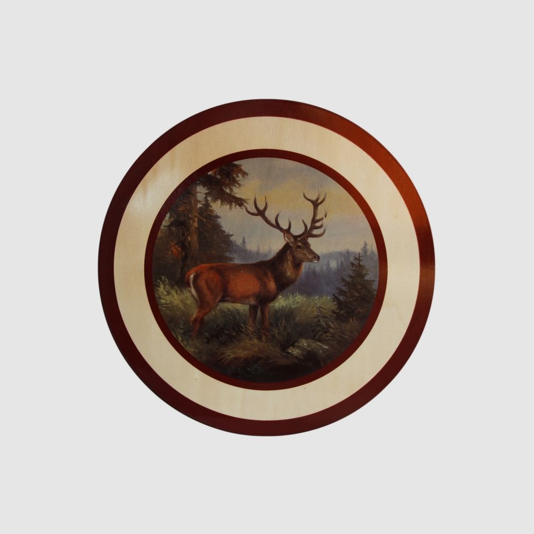 Sperrholzscheibe 35cm AKAH Hirsch