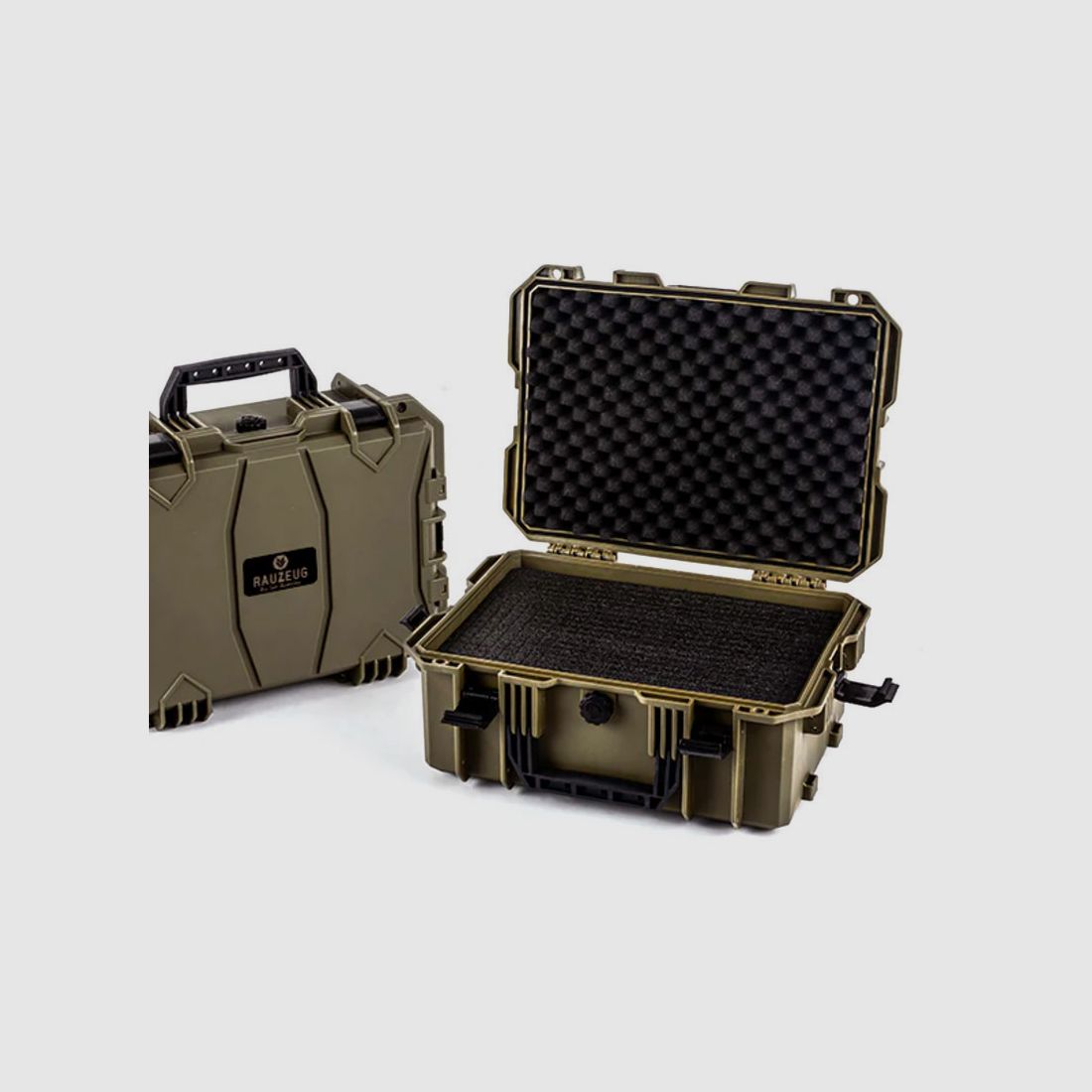 RAUZEUG RC465 Rugged Case, Kurzwaffenkoffer OLIVE
