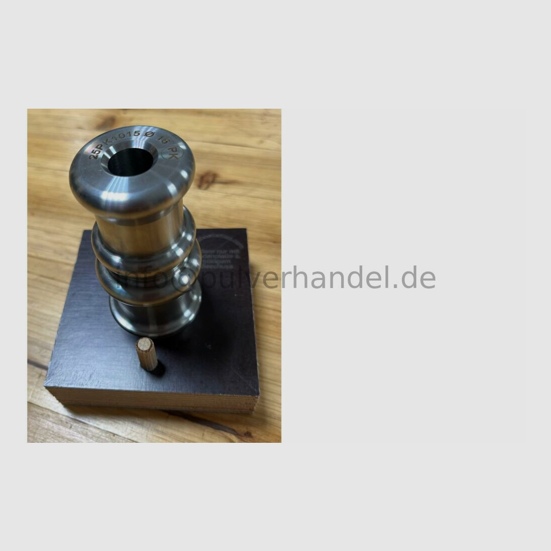 Stand cannon PK new stainless steel, beautifully shaped very loud stand cannon, from € 99.- made in Germany