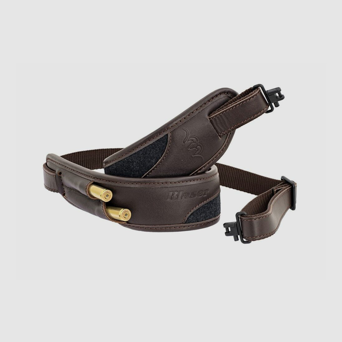 Cinghia per fucile Blaser in Loden/Pelle